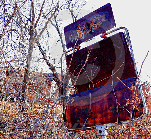 RUSTED BREAD SIGN (Rt 66 nr Springfield MO)