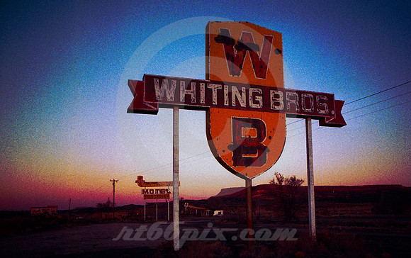 WHITING BROS. SIGNS & STATION (Rt 66 Grants NM)