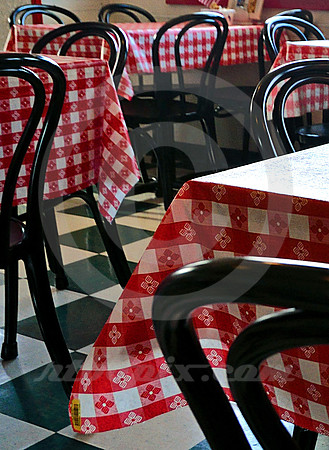 STUDY IN RED, WHITE & BLACK (Lincoln Highway nr Watkins IA)