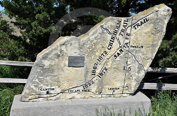 STONE MARKER (nr Lehigh KS)