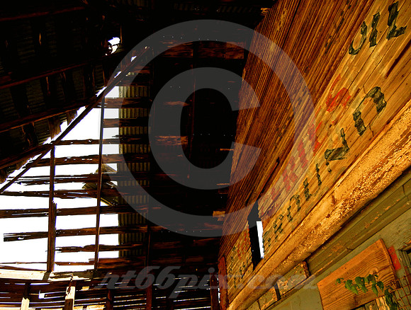 CANOPY AT ABANDONED STORE (Rt 66 Newkirk NM)
