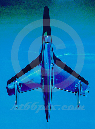 JET HOOD ORNAMENT ('56 Chevy) (Rt 66 Sapulpa OK)