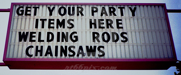 PARTY ITEMS, WELDING RODS (Center TX)