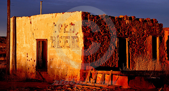 COLD BEER SOUTHWEST WALLS (Rt 66 Montoya NM)