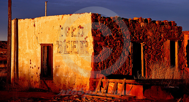 COLD BEER SOUTHWEST WALLS (Rt 66 Montoya NM)