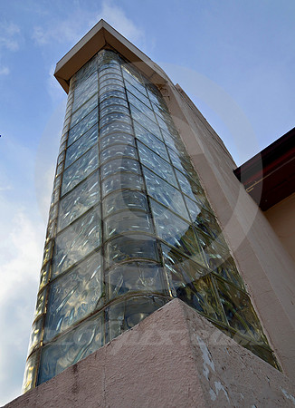 GLASS BLOCK DETAIL (Rt 66 nr St. Clair MO)