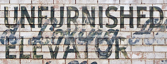 SIGN FRAGMENT #2 (National Road Brownsville PA)