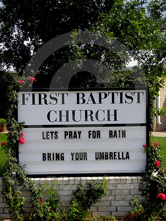 PRAY FOR RAIN, UMBRELLA (Roaring Springs TX)