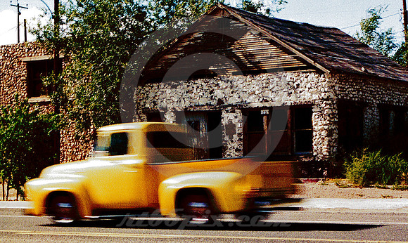 BLUR ON 66 #17 (Rt 66 AZ)