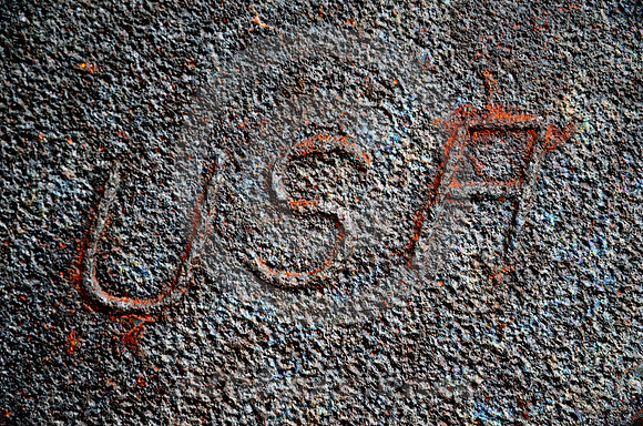 USA & BEGINNING RUST (Rt 66 Chain of Rocks Bridge IL/MO)