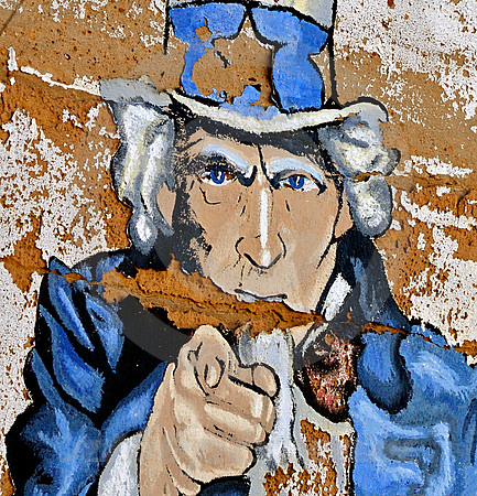 UNCLE SAM MURAL (Rt 66 McLean TX)