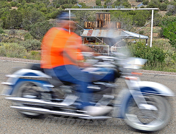 BIKE & RANCH SIGN  (nr Madrid NM)