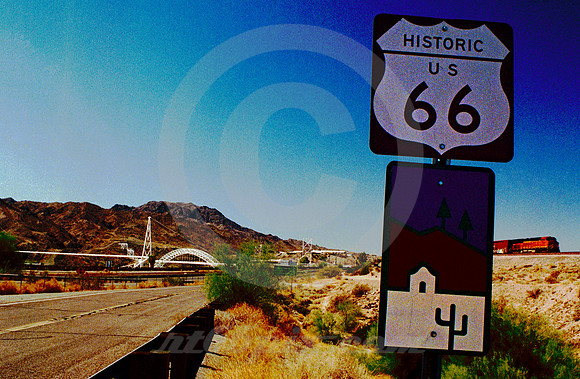BRIDGE VIEW (Rt 66 Topock AZ)