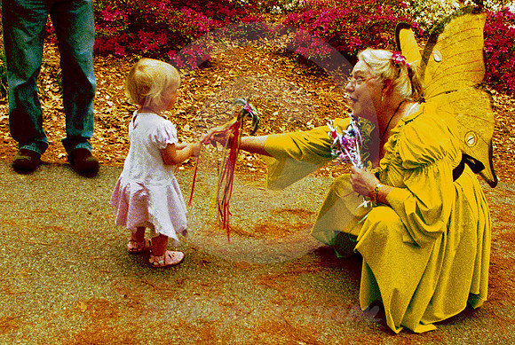 GIRL AND BUTTERFLY WOMAN (Nacogdoches TX)